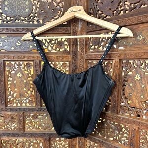 Elegant Black Women's Intimate Corset Top
